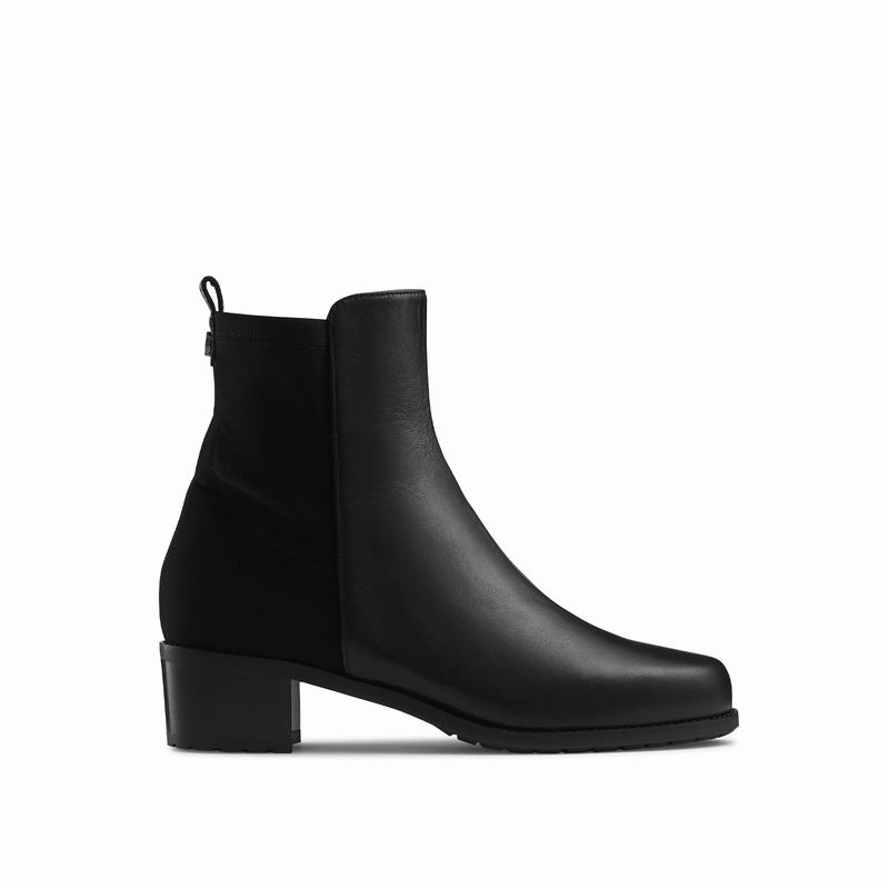 Russell & Bromley Demi Booty Stretch Back Ankle Boots Women's Black [TMT4978QW]